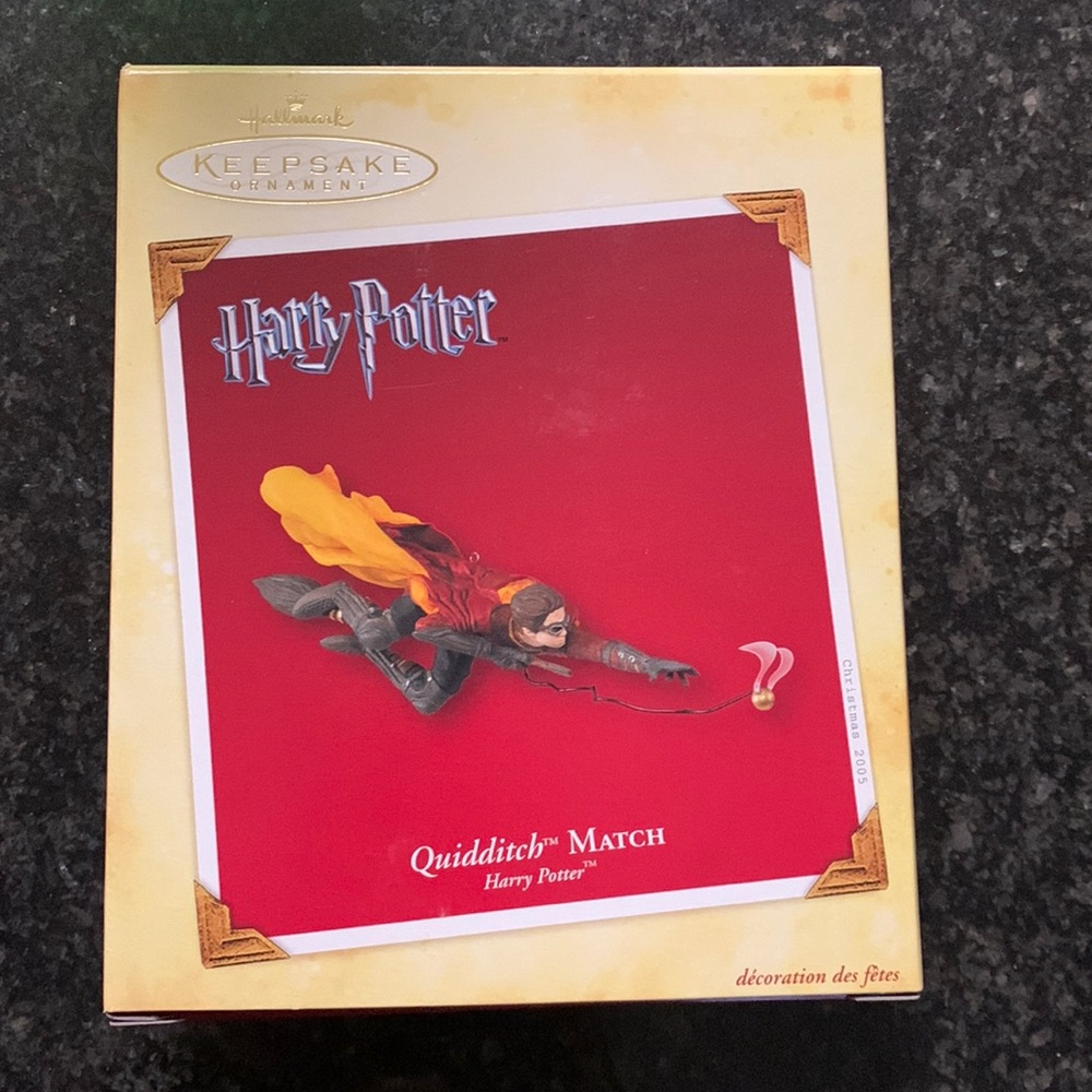 Harry Potter Hallmark Keepsake. Quidditch match.